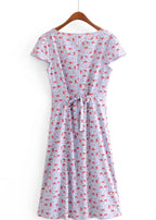 Polka dot robe