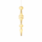 Washi Paper E Pendant Light, Tall Mulberry Shade, E26/E27, Hardwired