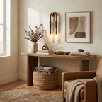 Horsehair Wall Lamp, Wrought Iron, White Glass Shade, G9, 3000K