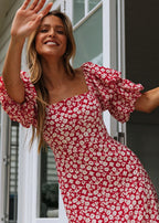 puff sleeve robe