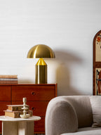 Atollo Table Lamp, Sculptural Metal, Matte or Bright Finish, G9/E14