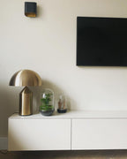 Atollo Table Lamp, Sculptural Metal, Matte or Bright Finish, G9/E14