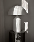 Atollo Table Lamp, Sculptural Metal, Matte or Bright Finish, G9/E14