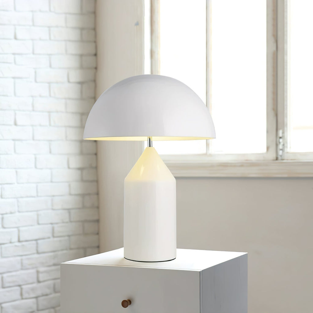 Atollo Table Lamp, Sculptural Metal, Matte or Bright Finish, G9/E14