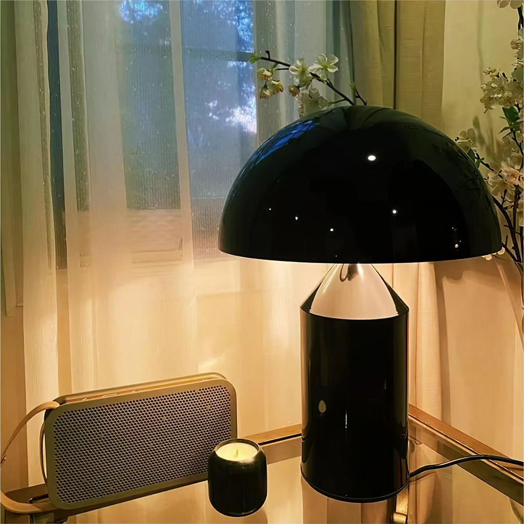 Atollo Table Lamp, Sculptural Metal, Matte or Bright Finish, G9/E14