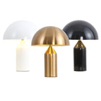 Atollo Table Lamp, Sculptural Metal, Matte or Bright Finish, G9/E14