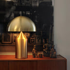 Atollo Table Lamp, Sculptural Metal, Matte or Bright Finish, G9/E14