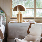 Atollo Table Lamp, Sculptural Metal, Matte or Bright Finish, G9/E14