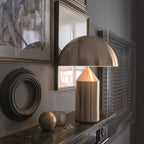 Atollo Table Lamp, Sculptural Metal, Matte or Bright Finish, G9/E14