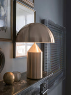 Atollo Table Lamp, Sculptural Metal, Matte or Bright Finish, G9/E14