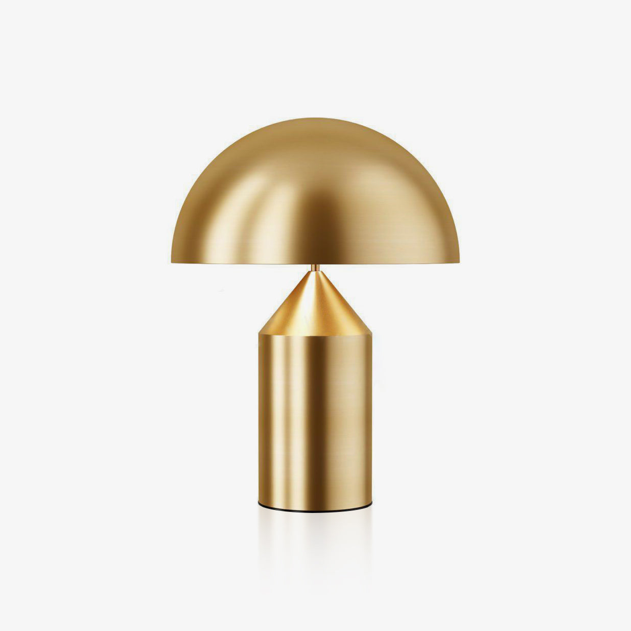 Atollo Table Lamp, Sculptural Metal, Matte or Bright Finish, G9/E14