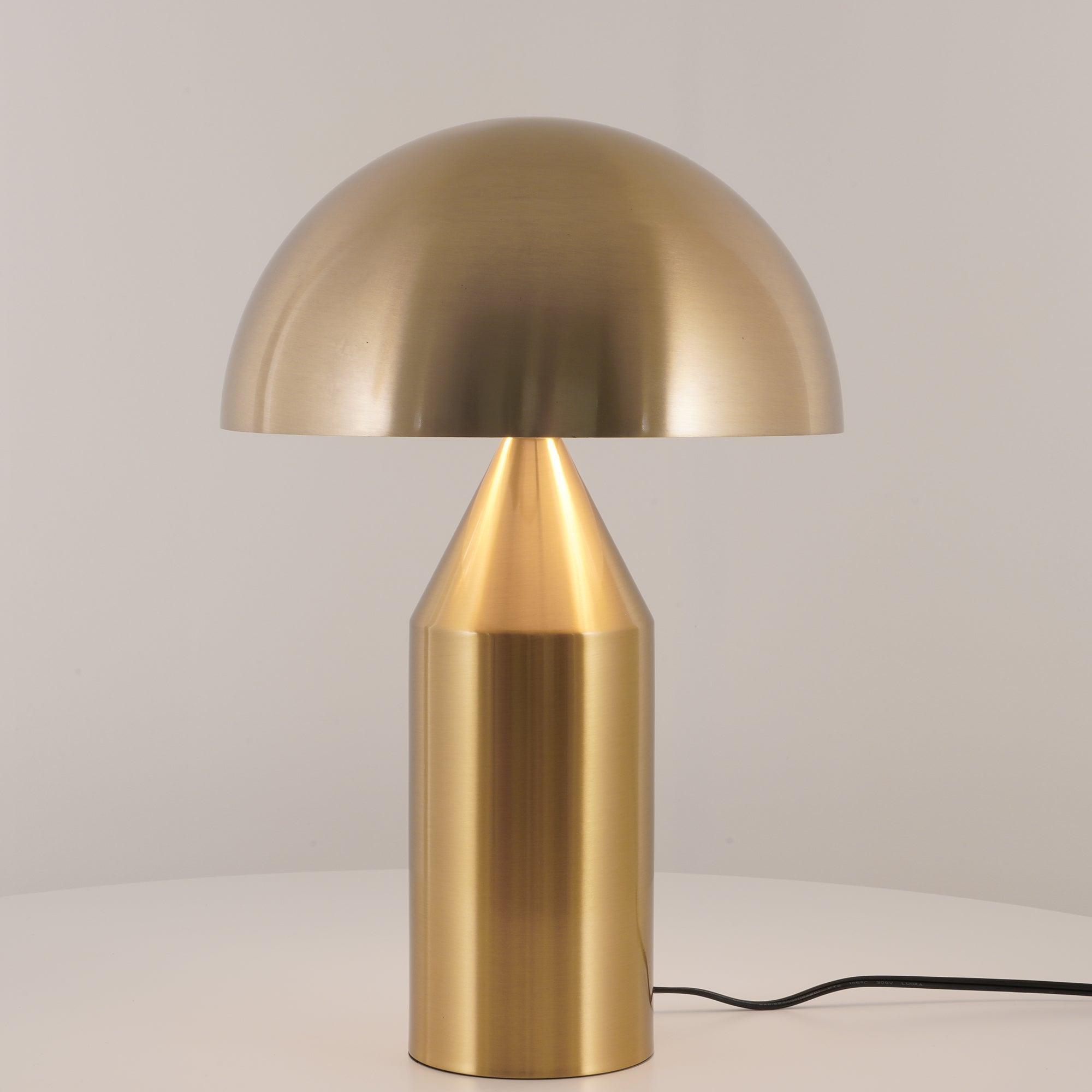 Atollo Table Lamp, Sculptural Metal, Matte or Bright Finish, G9/E14