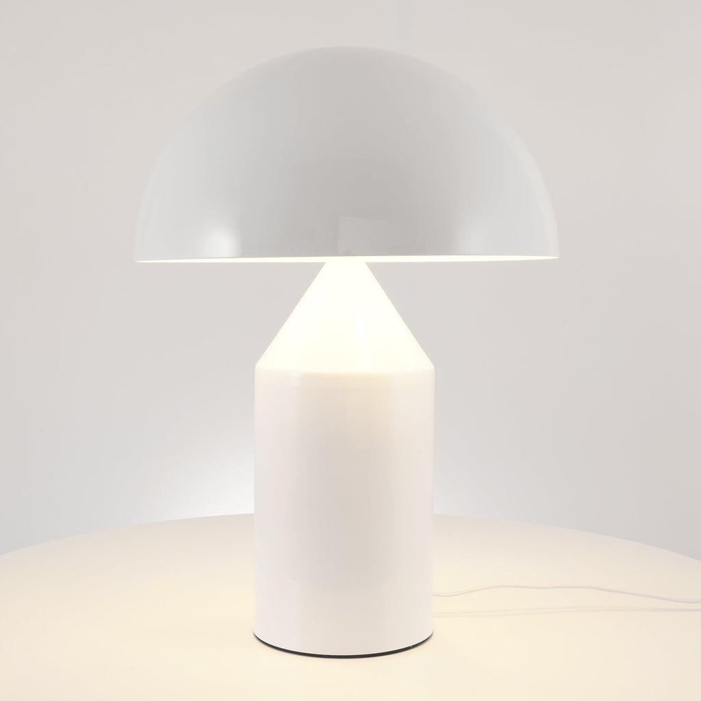 Atollo Table Lamp, Sculptural Metal, Matte or Bright Finish, G9/E14