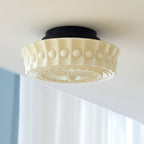 Ceiling Light, Charles Edwards, Glass Shades, Black, E27 LED