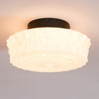 Ceiling Light, Charles Edwards, Glass Shades, Black, E27 LED