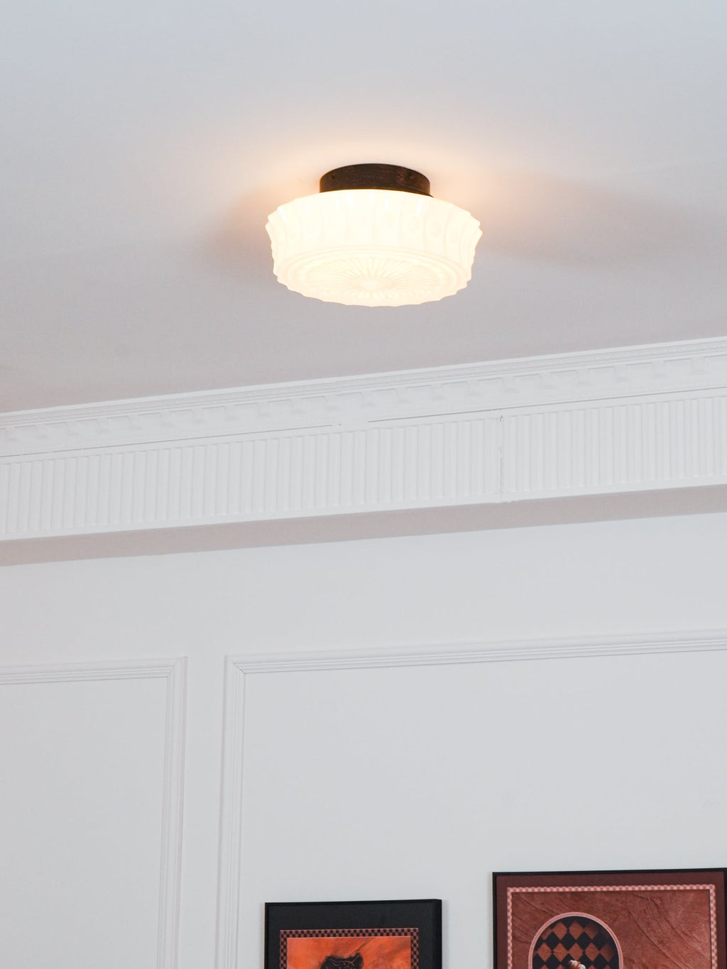 Ceiling Light, Charles Edwards, Glass Shades, Black, E27 LED