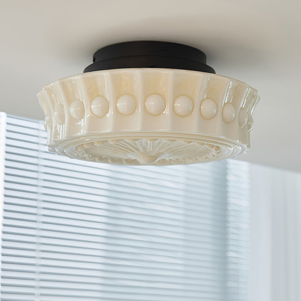 Ceiling Light, Charles Edwards, Glass Shades, Black, E27 LED