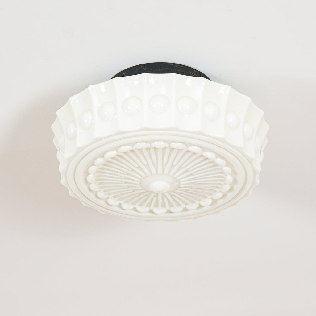Ceiling Light, Charles Edwards, Glass Shades, Black, E27 LED
