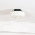 Ceiling Light, Charles Edwards, Glass Shades, Black, E27 LED