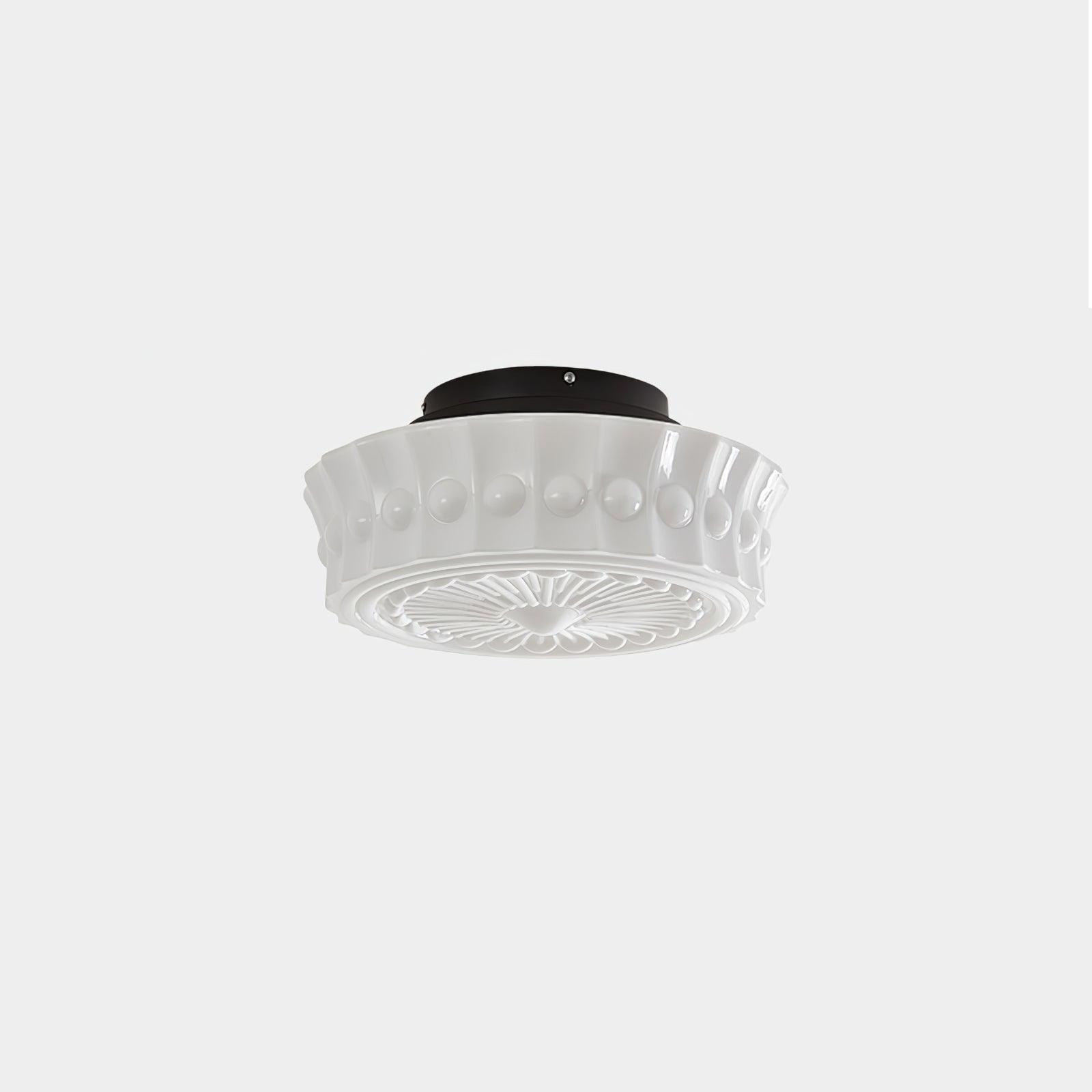 Ceiling Light, Charles Edwards, Glass Shades, Black, E27 LED