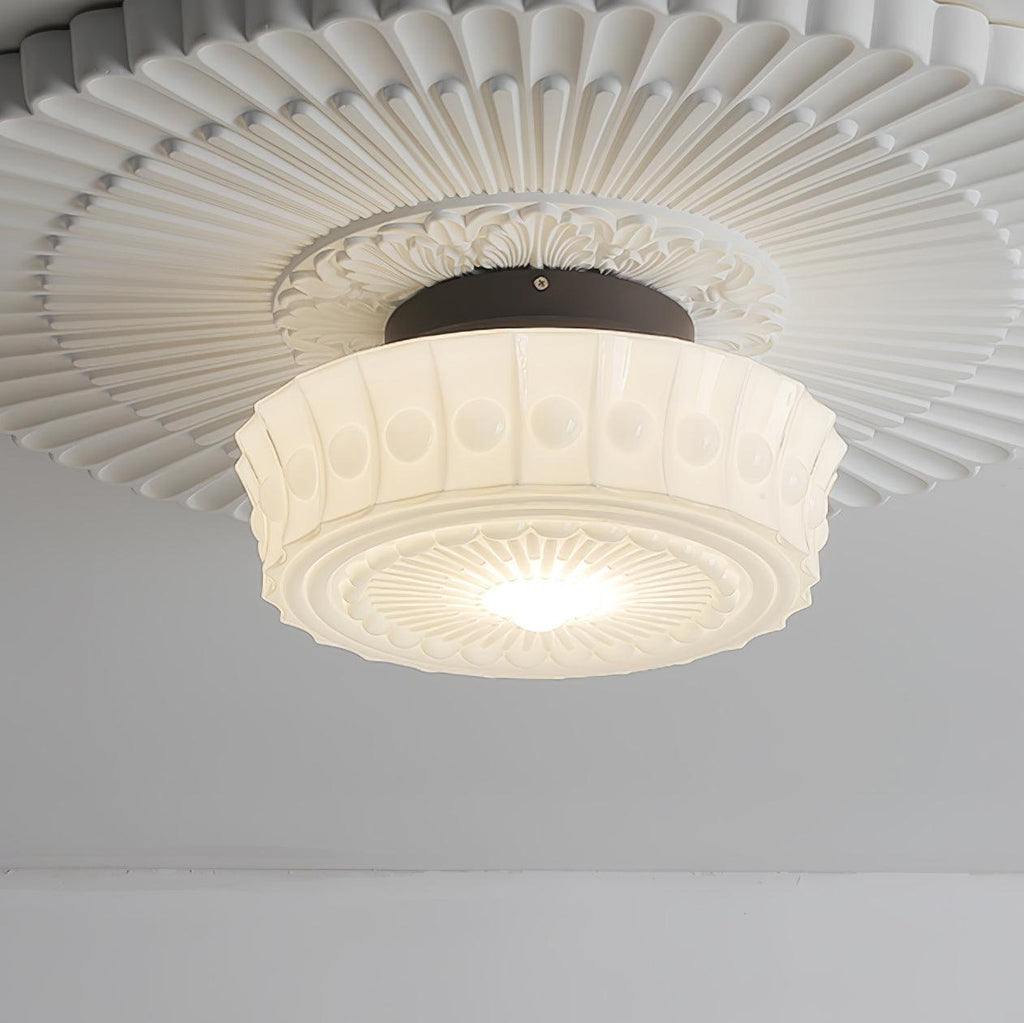 Ceiling Light, Charles Edwards, Glass Shades, Black, E27 LED