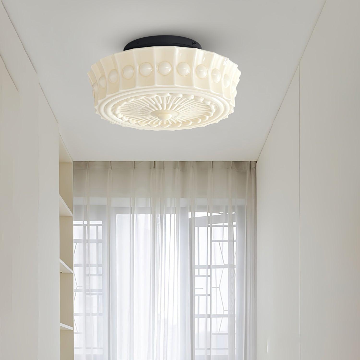Ceiling Light, Charles Edwards, Glass Shades, Black, E27 LED