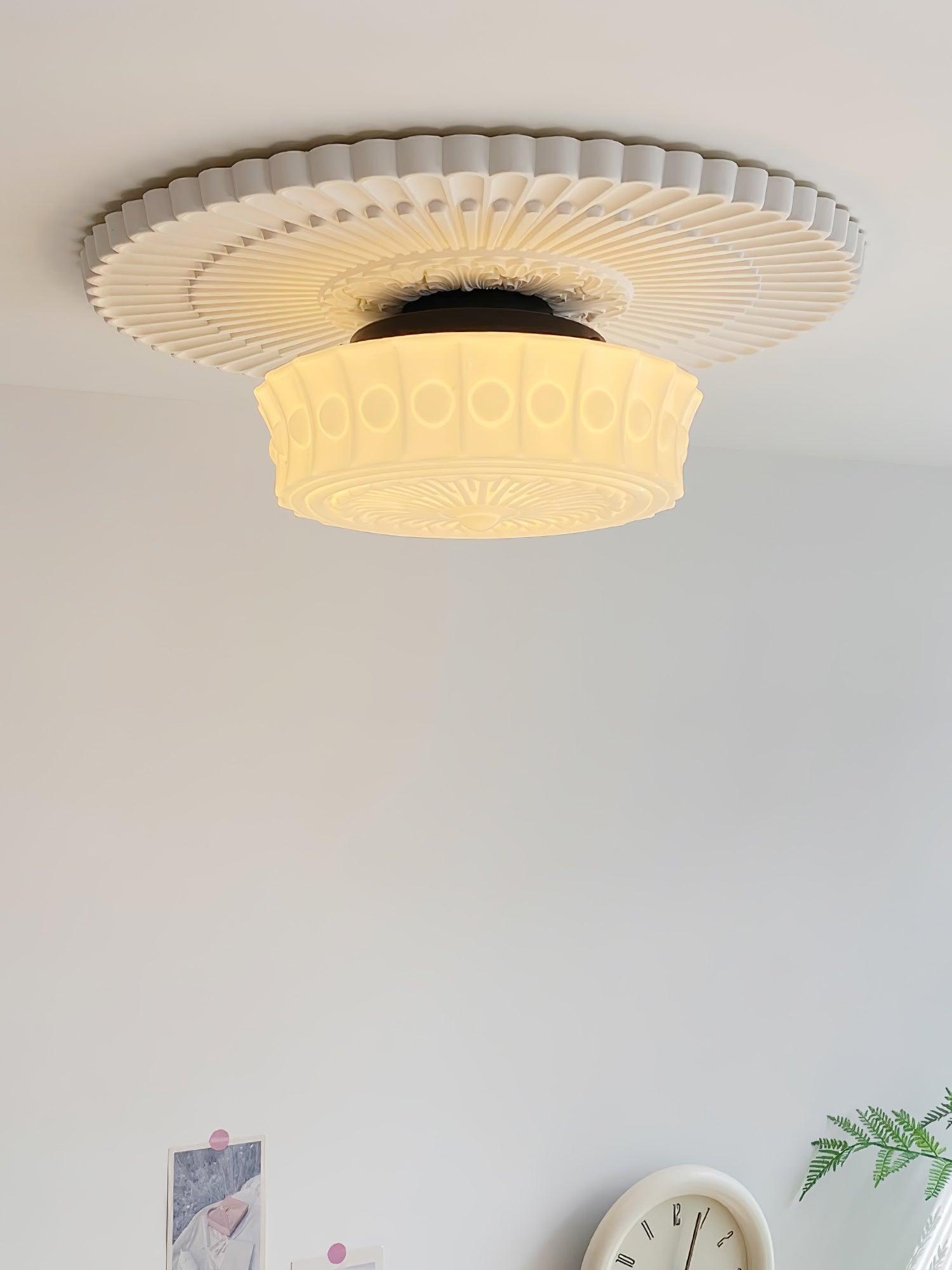 Ceiling Light, Charles Edwards, Glass Shades, Black, E27 LED