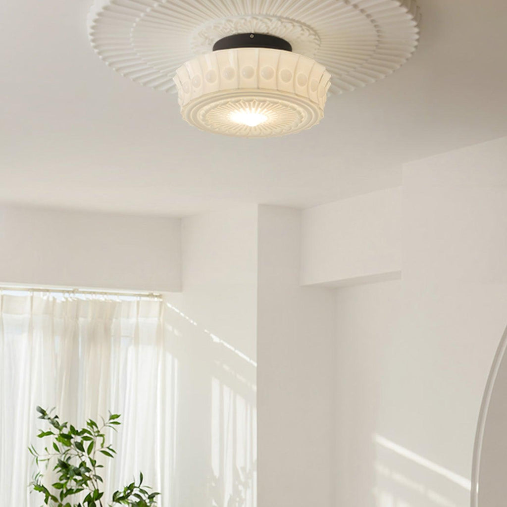 Ceiling Light, Charles Edwards, Glass Shades, Black, E27 LED