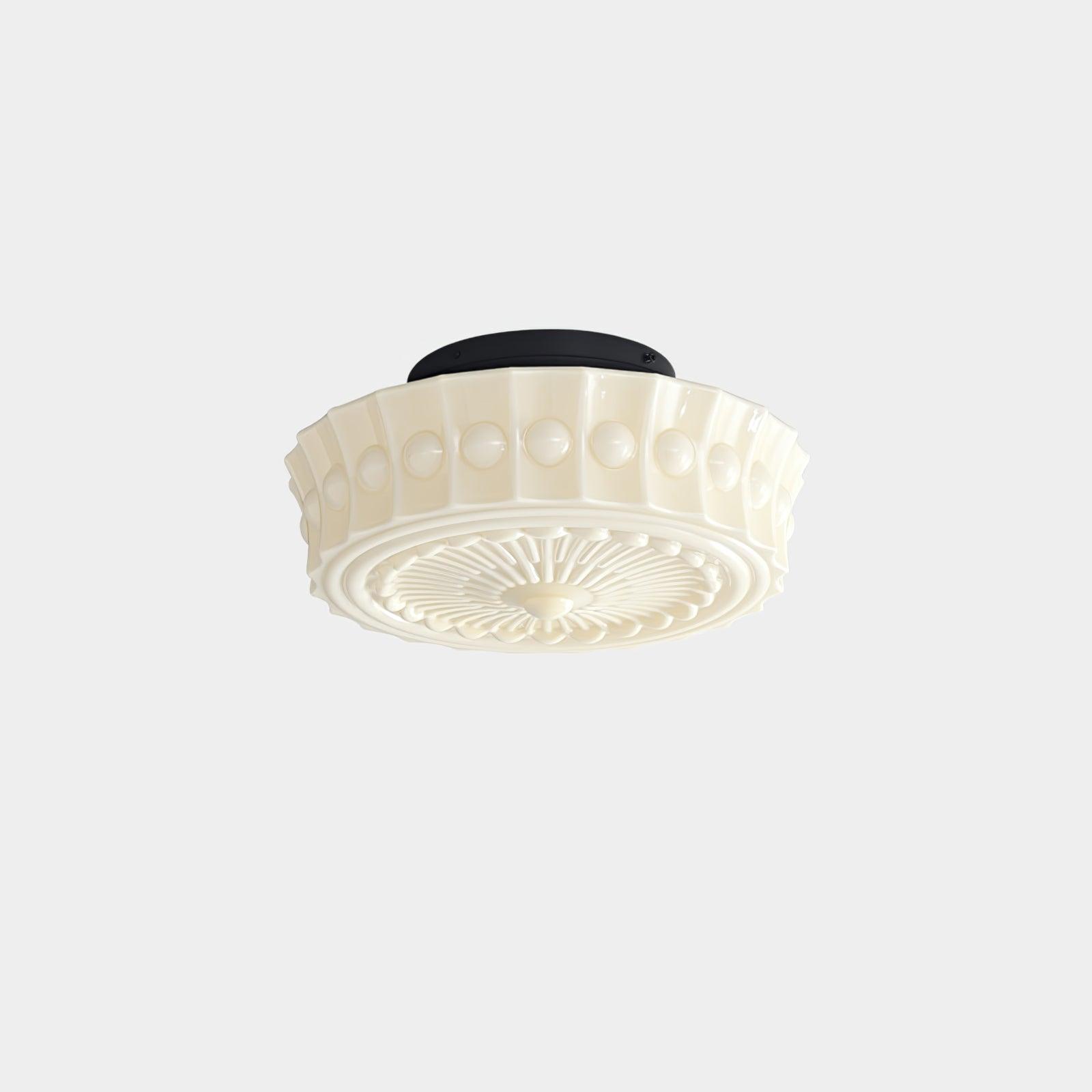 Ceiling Light, Charles Edwards, Glass Shades, Black, E27 LED