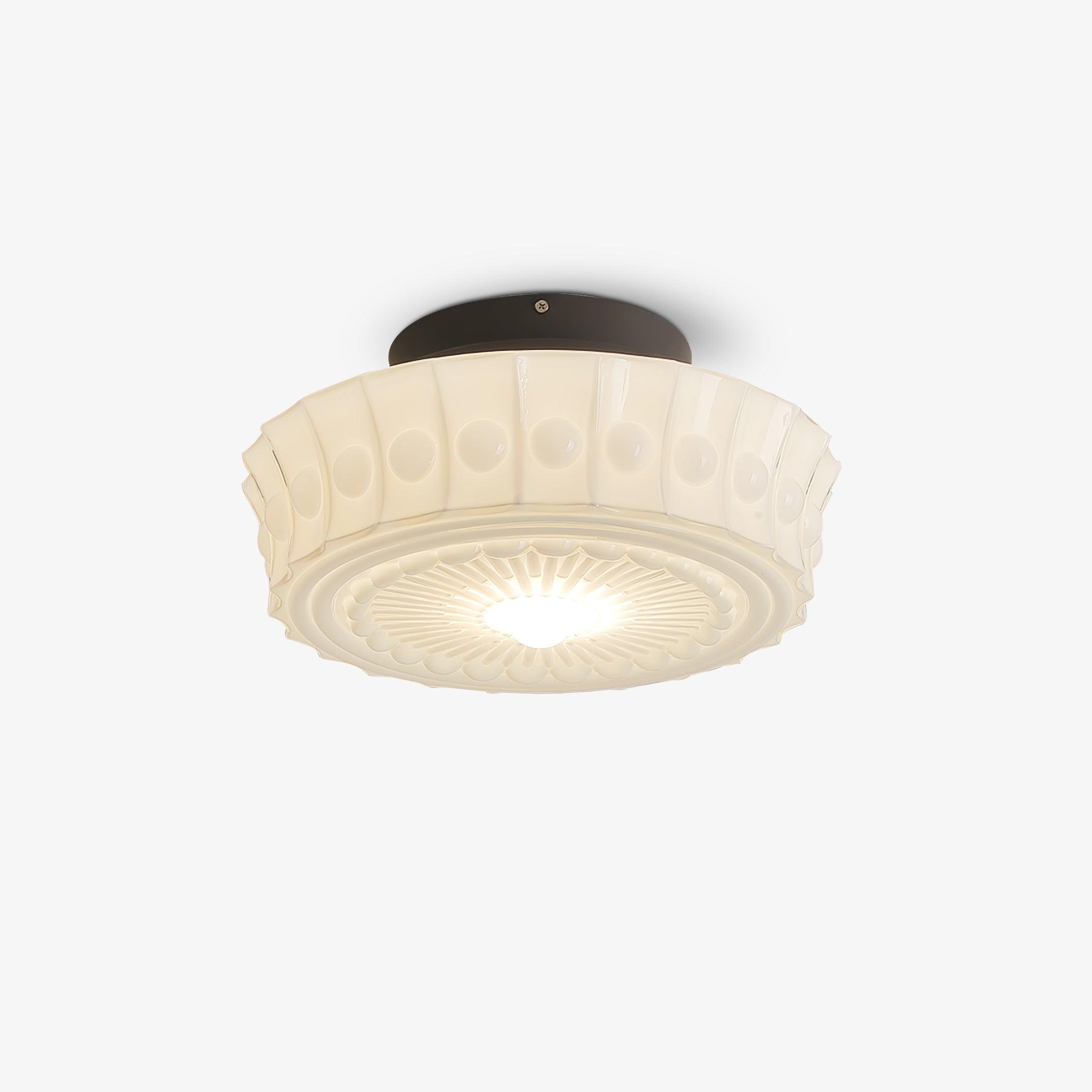 Ceiling Light, Charles Edwards, Glass Shades, Black, E27 LED