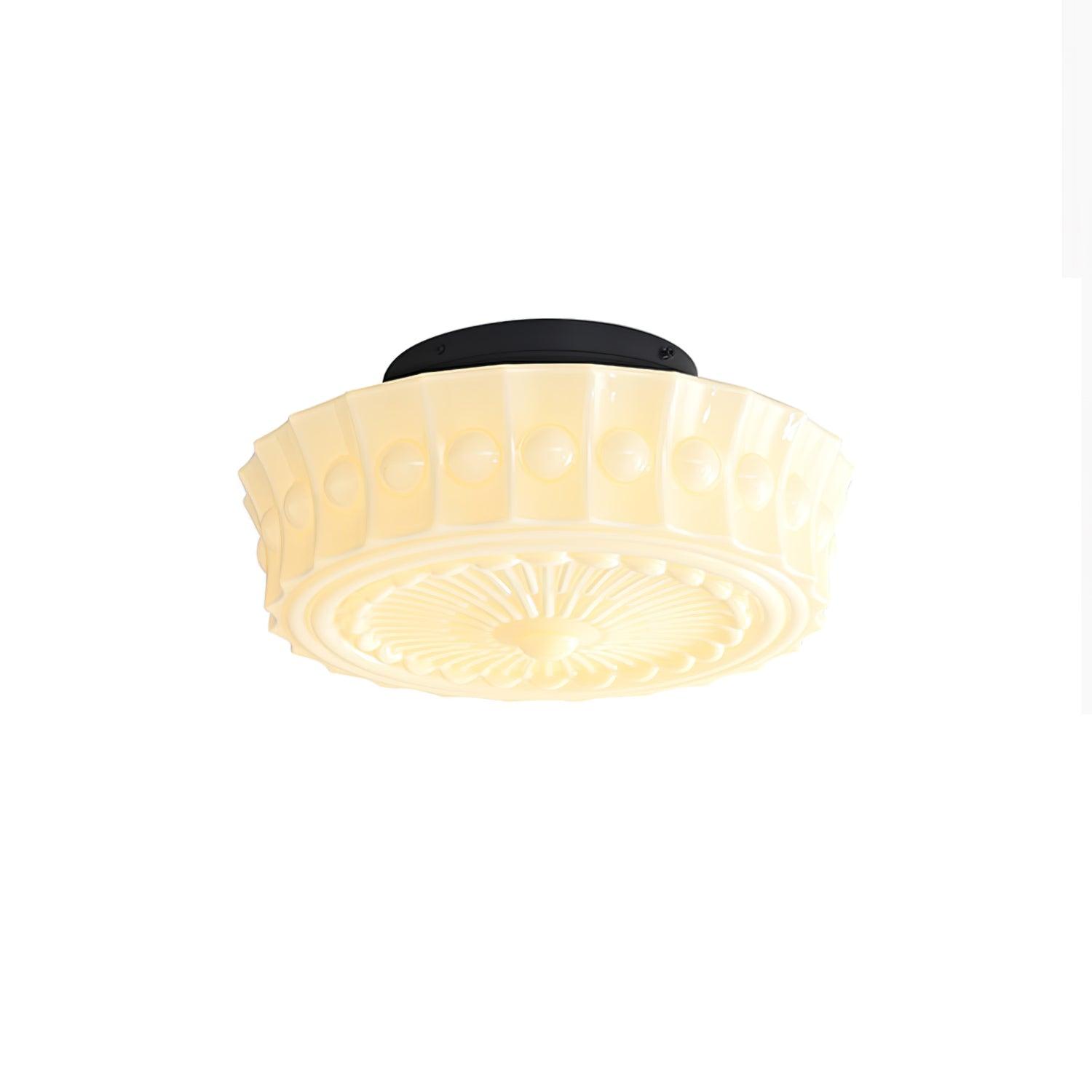 Ceiling Light, Charles Edwards, Glass Shades, Black, E27 LED