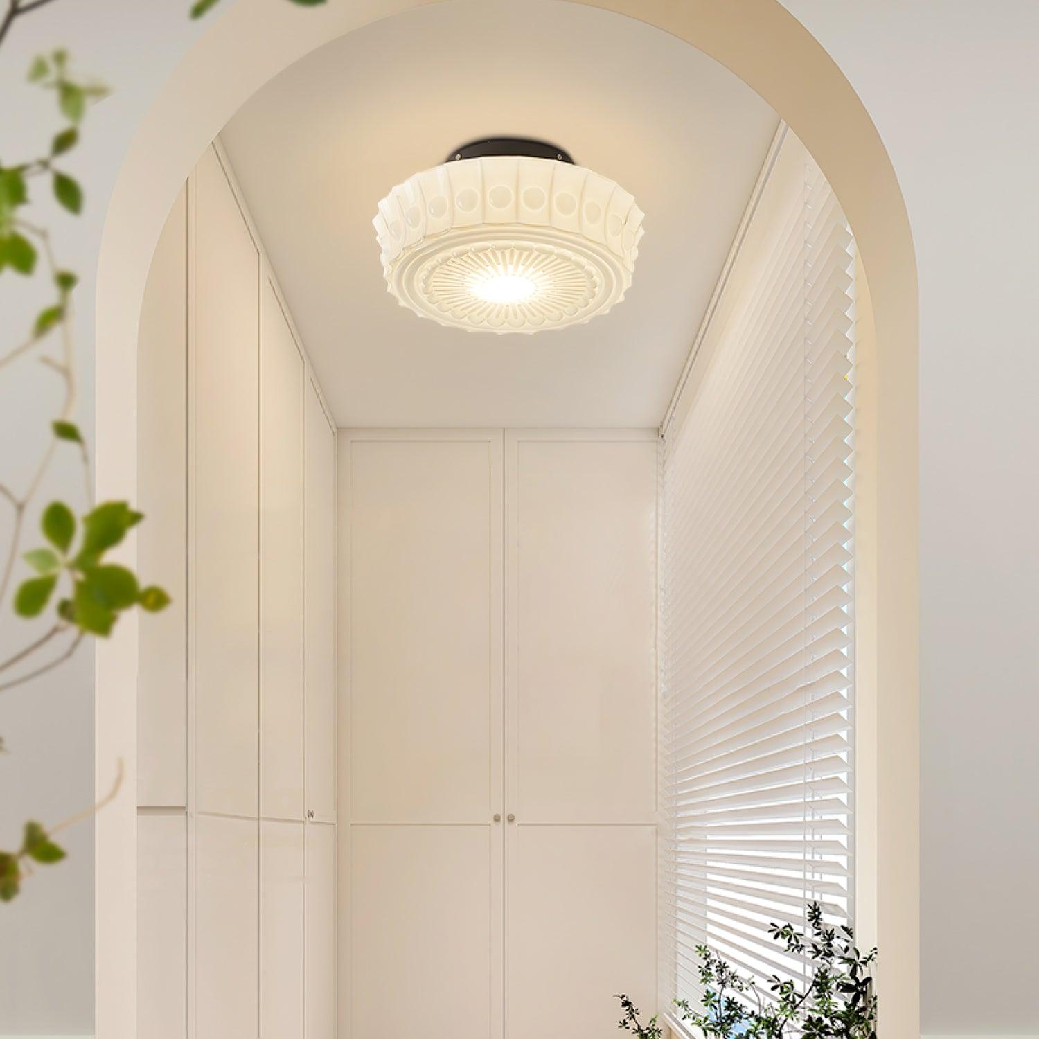 Ceiling Light, Charles Edwards, Glass Shades, Black, E27 LED