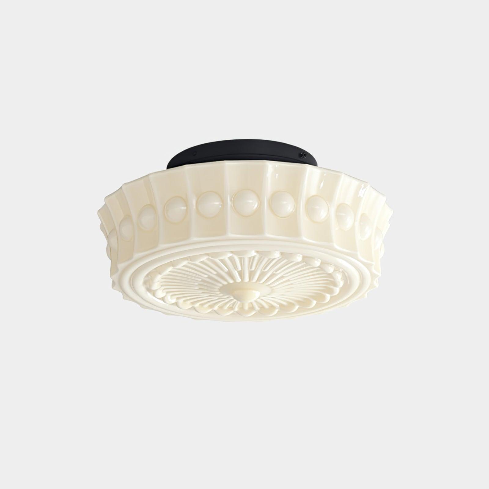 Ceiling Light, Charles Edwards, Glass Shades, Black, E27 LED