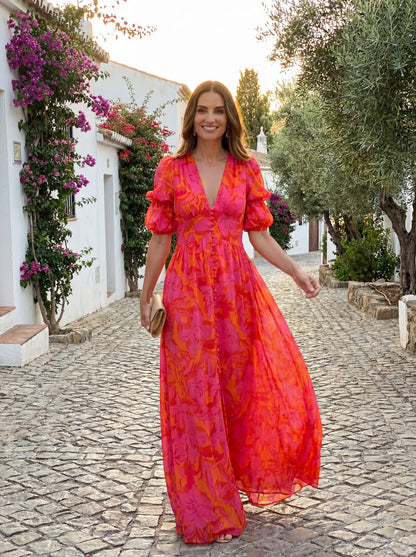 Roaa | Robe Maxi Éclat Solaire (ÉDITION LIMITÉE!)