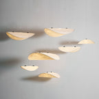 Tense Pendant Light, Tyvek Paper Shade, White and Black, Warm Dimmable