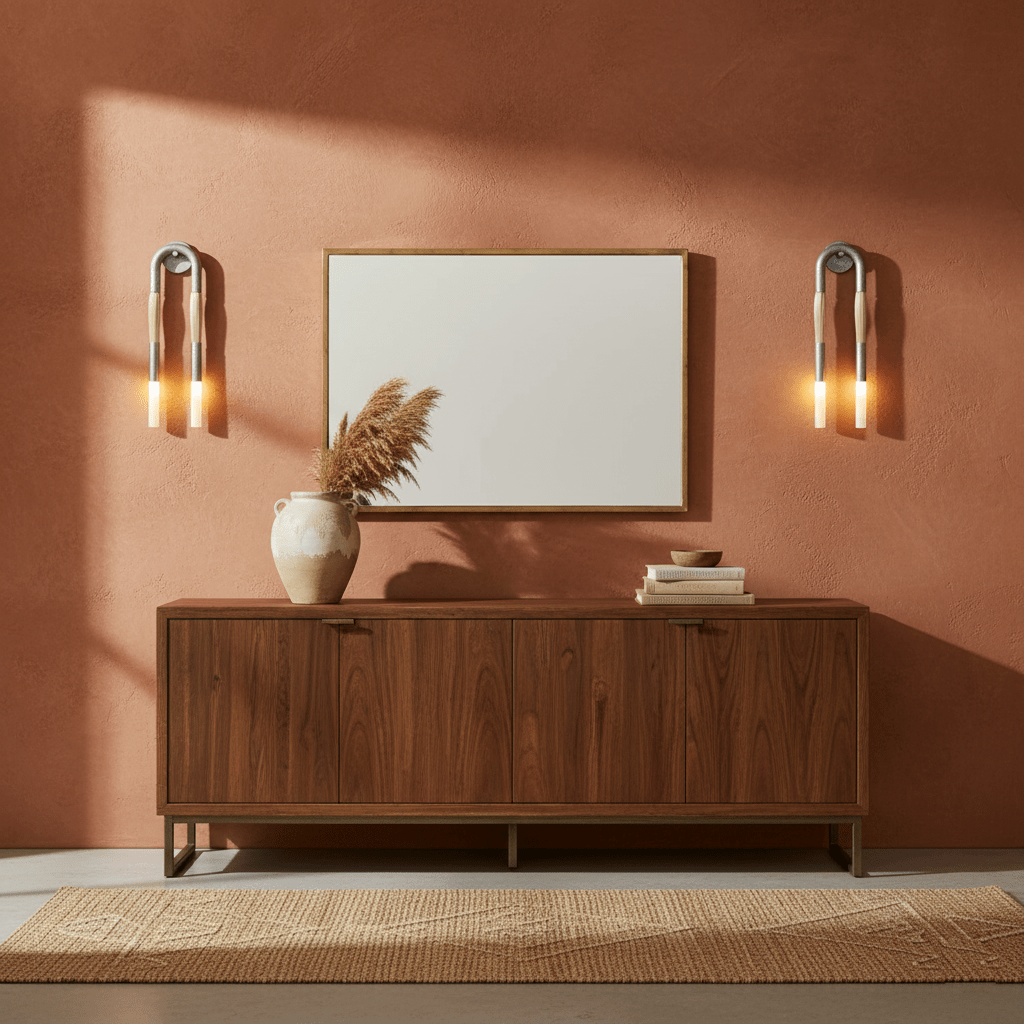 Horsehair Wall Lamp, Wrought Iron, White Glass Shade, G9, 3000K