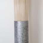 Horsehair Wall Lamp, Wrought Iron, White Glass Shade, G9, 3000K