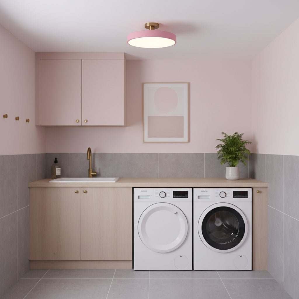 Flush Mount Ceiling Light, Isla Wide Diffuser, LED, Dimmable, 6 Colours