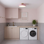 Flush Mount Ceiling Light, Isla Wide Diffuser, LED, Dimmable, 6 Colours