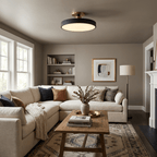 Flush Mount Ceiling Light, Isla Wide Diffuser, LED, Dimmable, 6 Colours