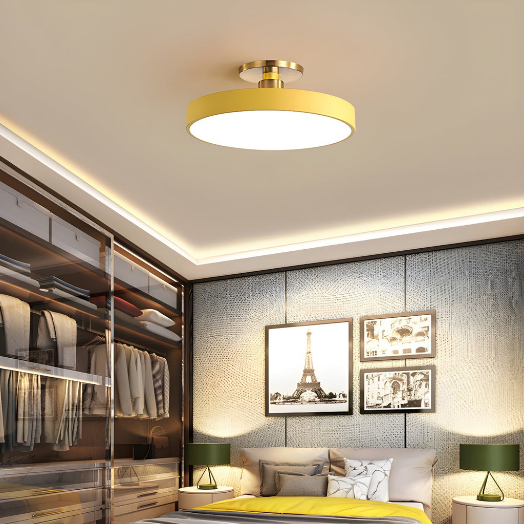 Flush Mount Ceiling Light, Isla Wide Diffuser, LED, Dimmable, 6 Colours