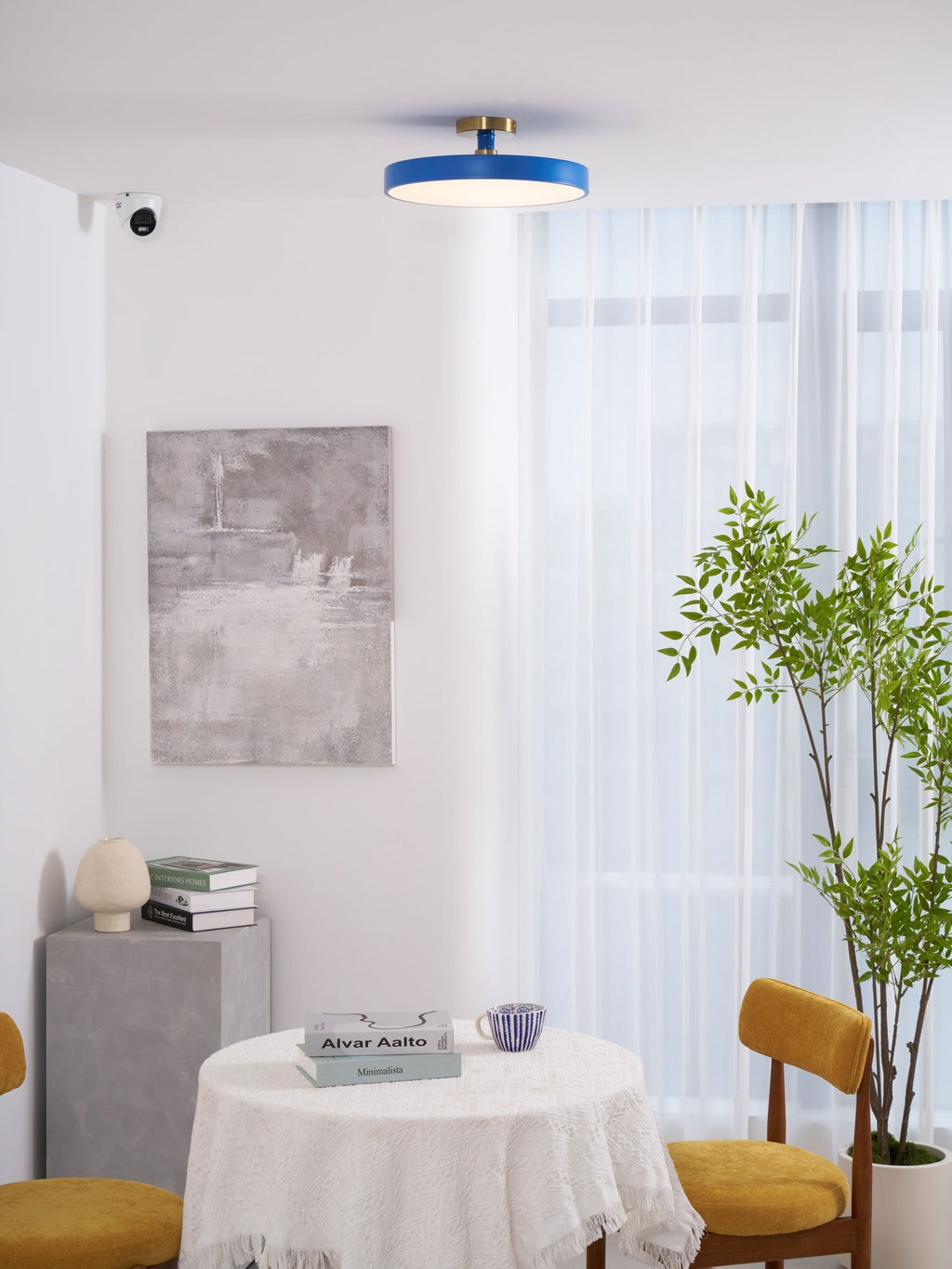 Flush Mount Ceiling Light, Isla Wide Diffuser, LED, Dimmable, 6 Colours