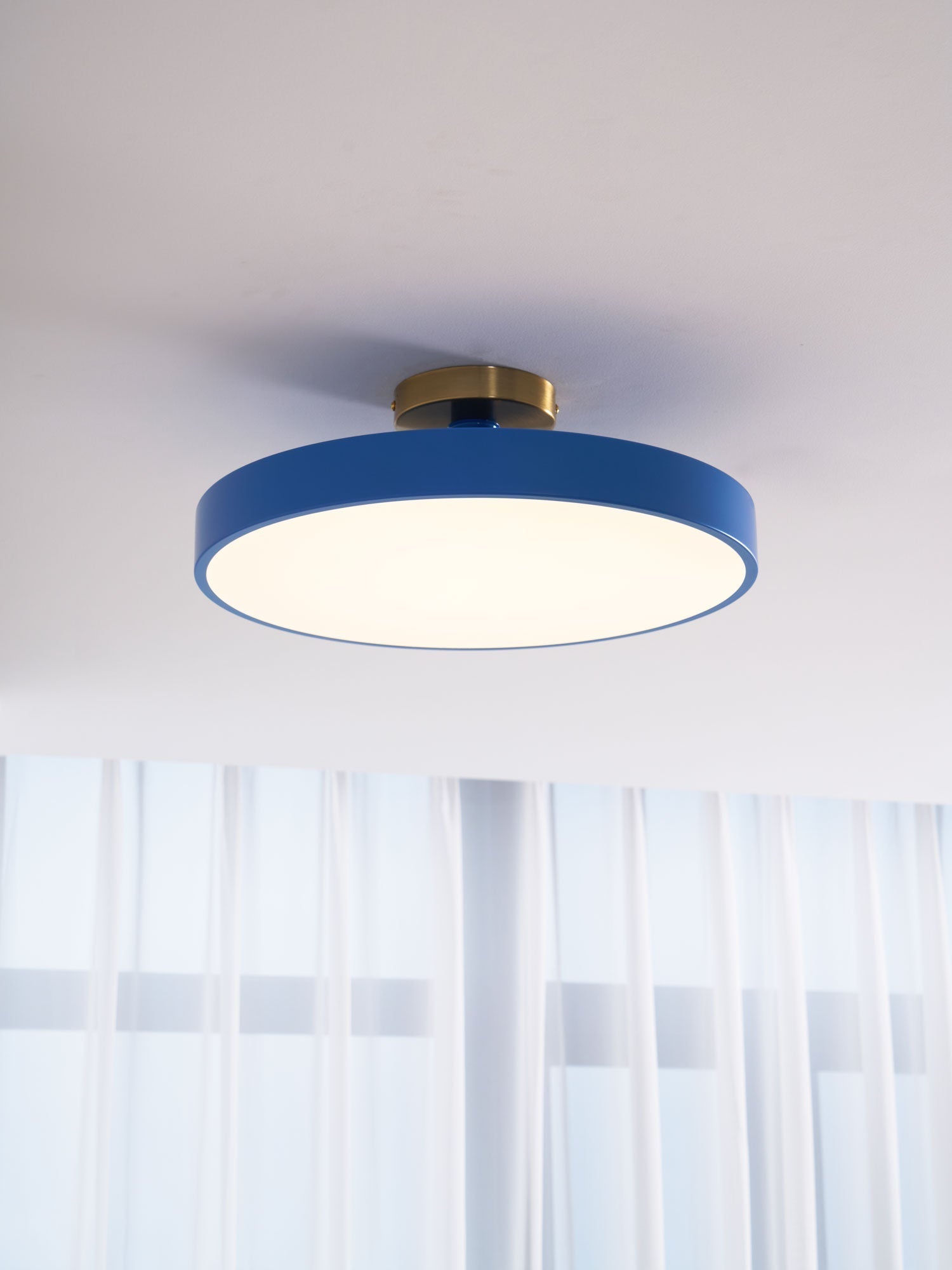 Flush Mount Ceiling Light, Isla Wide Diffuser, LED, Dimmable, 6 Colours