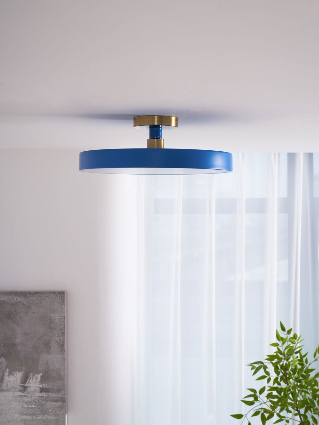 Flush Mount Ceiling Light, Isla Wide Diffuser, LED, Dimmable, 6 Colours