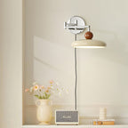 Lola Wall Lamp, Round Disc, Plug-In, Integrated LED, Chrome or Green