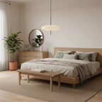 Opal Disc Pendant Light, Opalescent Shade, Black or White, E26/E27