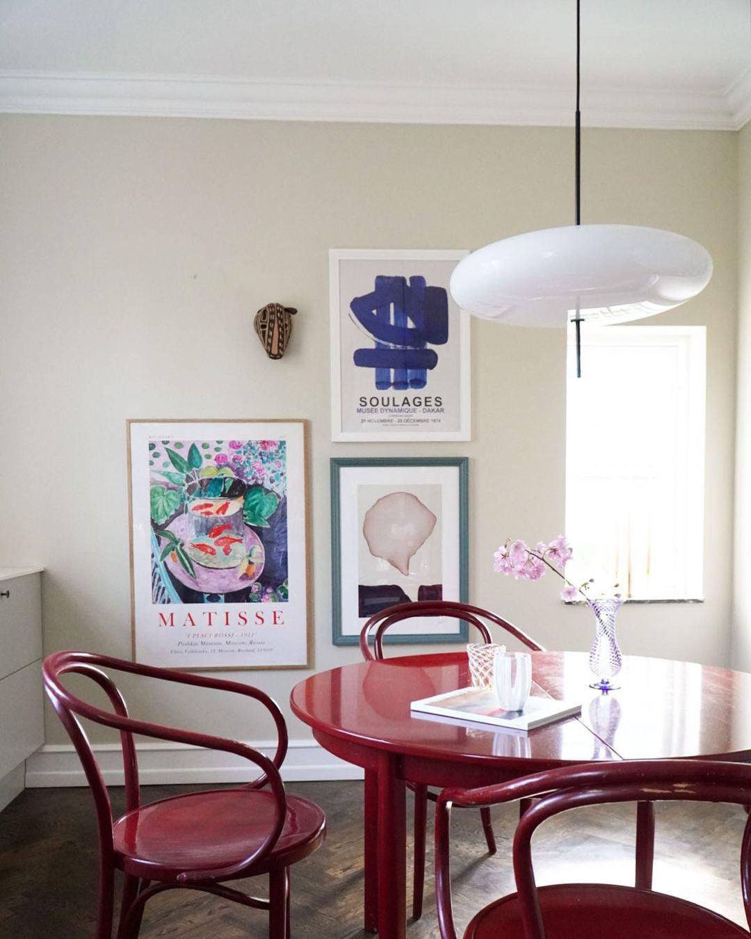 Opal Disc Pendant Light, Opalescent Shade, Black or White, E26/E27