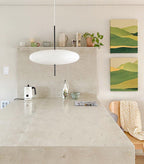 Opal Disc Pendant Light, Opalescent Shade, Black or White, E26/E27