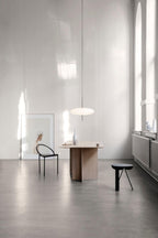 Opal Disc Pendant Light, Opalescent Shade, Black or White, E26/E27