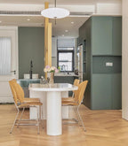 Opal Disc Pendant Light, Opalescent Shade, Black or White, E26/E27